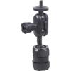Snorvixre Polistirolo metallo a doppia sostanza, attacco per fotocamera, 1/4, testa a sfera maschio da 17 mm, con regolazione angolare per treppiede, supporto per telefono, collegamento per treppiedi angolare