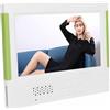 Annadue Cornice Digitale da 7 Pollici con Display Ad Alta Definizione, Calendario Orologio, NonFoto, Facile da Controllare, Posizionamento del Supporto da Tavolo (Spina europea)