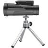 Generic Binocolo ad alta potenza, telescopio monoculare monoculare 12X50 monoculare alto con supporto smartphone birdwatching paesaggi viaggio ecc. interni/esterni
