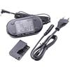 vhbw alimentatore, cavo di alimentazione compatibile con Canon EOS 100D, Kiss X7, Rebel SL1 fotocamera, SLR - 2 m + accoppiatore DC