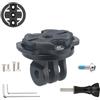 Snorvixre Supporto intercambiabile per fotocamera Action Camera Twist Base in alluminio con Spell Code Garminrr Supporto compatibile