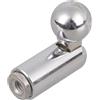 Obotsnoi Adattatore giunto a testa sferica da 17 mm Design a 90 gradi con/senza base girevole per accessori fotografici e supporti per telefono