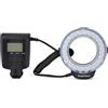 Generic Luce di Riempimento Portatile con Flash Anulare a LED per la Fotografia con Filtri Colorati, Regolazione della luminosità, per gli Amanti degli Accessori per Fotocamere