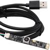 IEights Fotocamera USB con messa a fuoco automatica da 8 MP con microfono Mini fotocamera per PC per computer Fotocamera 4K Lightburn per incisore laser Mini Strip Webcam Board CCTV Telecamera di sorveglianza