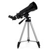 Generic Telescopio professionale per adulti, apertura 70 mm, lunghezza focale 400 mm, telescopi rifrattori astronomici portatili per bambini e principianti, con treppiede regolabile, 2 oculari, zaino per