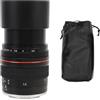 Zunate Obiettivo per Fotocamera DSLR, 135 Mm F2.8 Teleobiettivo Ad Ampia Apertura DSLR Full Frame con Messa a Fuoco Fissa per D5 D4s D4 D3x Df D810 D800 D750 D610 D500, Vetro Ottico