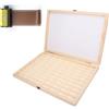 Plyisty 135 Film Case, Custodia in Legno per 80 Rotoli di Film da 35 mm, Scatola di Stoccaggio del Film da 35 mm per Preservare e Proteggere il Film