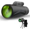 Joberio Telescopio Monoculare 12 X 50 HD, Monocolo Ad Alta Con Supporto