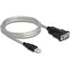 Delock Adattatore USB 2.0 tipo A a 1 x seriale RS-232 D-Sub 9 + adattatore D-Sub 25