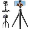 UBeesize Treppiede per fotocamera con telecomando, supporto flessibile con supporto per telefono e adattatore di montaggio per fotocamera di azione per cellulari iPhone, Samsung, Canon, Nikon, Sony