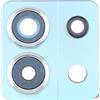 Generico Ricambio Compatibile con XIAOMI REDMI NOTE 13 PRO 5G 2312DRA50C 2312CRAD3C vetro posteriore vetrino scocca lente obbiettivo con Cornice RING rear fotocamera BACK camera (Verde)
