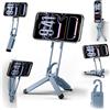 COMAN DP58 Treppiede magnetico per iPhone con moschettone, rotazione a 360 ° pieghevole Magsafe treppiede con anello magnetico per telefono cellulare Viaggi Vlog Selfie Stick blu