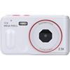 Generic Fotocamera Digitale Compatta da 72 MP 16x Zoom Anti -shake Fotocamera Vlogging per Studenti Registrazioni Video 2.5k (SILVER)