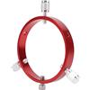 Plyisty Anello per Telescopio Guida, Diametro 110 Mm Anello per Telescopio a 6 Fori con Viti M6 Foro per Vite da 1/4 di Pollice per Diametro del Tubo del Telescopio da 90 a 110 Mm