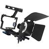 Denash CAGE CAMERA CAMERA PROFESSIONE CAGE MATE SEGUI A FOCUS GH4 Video Records Apparecchi per A7S A7R A7RII, Light Metal -Support -Kit