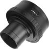 ANGGREK Anello Adattatore per Telescopio da 1,25 Pollici, Lega di Alluminio, Adattatore per Montaggio a T per Fotocamere M4/3, Installazione Semplice, Design Leggero, per l'astrofotografia