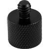 Wynrzyj Dado adattatore universale da 3/8 a 1/4 per supporti per fotocamera, treppiedi per luce in metallo, installazione rapida in metallo, dado di montaggio