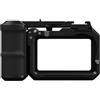 Generico Kit gabbia fotocamera con maniglia, compatibile DJI, Osmo Action 6 | Telaio in lega di alluminio, nero grigio, 8.5*5.8*3.4CM, Aluminum Frame*1(Black)