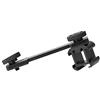 Zunate Staffa di Espansione dello Stabilizzatore, Supporto di Espansione dello Stabilizzatore in Lega di Alluminio Antiscivolo con Tre Bocche per Cold Shoe per OM 4, per Osmo Mobile 2, per Osmo Mobile 3