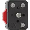 Zhangpu Blocco a Blocco la Piastra di Rilascio Rapido Multiuso Mini V Blocco Bloccante Kit per Treppiede DSLR