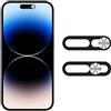 MakLuen Cover per fotocamera per telefono, webcam compatibile per iPhone 14 Pro, iPhone 14 Pro Max protegge privacy e sicurezza, non influisce sul riconoscimento facciale (argento)