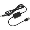 Yunseity Convertitore Usb 5v a Dc 8v 1,2 M, Cavo di Alimentazione del Convertitore di Tensione Step-up, per Batteria Fittizia della Fotocamera, Altoparlante per Lampada Scrivania (DC5521)