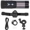 Septpenta Sports DV, Fotocamera per Casco Moto HD 1080P, Torcia Wifi con Batteria Al Litio da 1600mAh, Videocamera per Casco DV con Obiettivo Grandangolare(Grigio)