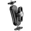Oxxggkao Adattatore di montaggio per videocamera portatile in alluminio, design espandibile per accessori fotografici all'aperto e in studio, design con braccio magico
