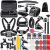 Navitech Kit Combinato Di Accessori Per Fotocamera D'azione 50-in-1 - Compatibile con SJCAM SJ10PRO 4K60FPS Action Camera