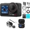 DJI Osmo Action 5 Pro Combo Standard, Fotocamera impermeabile con sensore 1/1.3, video 4K/120fps, vlog camera, Tracciamento del soggetto, stabilizzazione, 2 touchscreen OLED, action cam 4K
