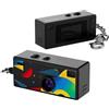 GYKIGDX Compatibile con Charmera Portable HD 1080P Thumb Digital Camera Indossabile Portachiavi Videoregistratore Regalo Blind Box 2 Pack(8GB Card,Black)