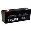 Liven Batteria AGM 6V 12Ah C-20 senza manutenzione - Attrezzature Sicurezza/Medico/UPS Comunicazione/Emergenza | LIVEN LV12-6