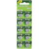 Wentronic Pila alcalina a bottone (Mangan L44/AG13/L1154/357/A 76) 10 pezzi