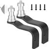 Jorixxy Confezione da 2 supporti a soffitto tipo E da parete con perno da 5/8 con ancoraggio filettato da 1/4 per illuminazione da studio