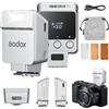 Godox iT22 O Mini flash per fotocamera Olympus con batteria da 7,4 V 300 mAh modalità manuale/TTL 700+ flash 1.5s ricicla flash hot shoe con diffusore/filtri colorati Accessori per fotocamera Olympus
