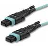 StarTech.com Cavo in fibra ottica multimodale da MTP(F)/PC a MTP(F)/PC OM3 1 m, 12F Type-A, Plenum OFNP, LOMMF 50/125µm - Reti 40G - Bassa perdita di inserzione - Cavo patch in fibra MPO (MPO12PL1M)