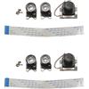 Fegtrty 2X Modulo Telecamera per Visione Notturna per 4, Mini 5MP 1080P HD Video OV5647 Kit Webcam Sensore