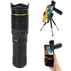LeGDOr Mini telescopio in vetro ottico con ingrandimento 22x, per smartphone, colore: nero