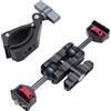 Jectse Morsetto per Montaggio su Telecamera Magic Arm, Braccio Articolato Regolabile con Testa a Sfera Rotante a 360° da 55 Mm con Filettatura da 1/4'', Carichi Fino a 3 Kg, per Luci