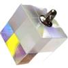 LXXOZ 1Pc K9 Vetro ottico Prisma cubo a sei lati Ciondolo colorato riflettente (20x20x20mm)