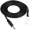 RASTKY Adattatore Cavo di Ingresso Aux 8 Pin 3,5 Mm per Swift Jimny, Collega Facilmente Vari Dispositivi Audio, Trasmettono Musica a Stereo, Nero, Lunghezza di 140 Cm, 1 Pacchetto,