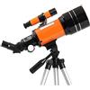 MXXHFC Telescopio astronomico Visione notturna Deep Space Star View Moon View Telescopio monoculare 150X