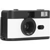 Jectse Fotocamera a Pellicola da 35 Mm, Fotocamera a Pellicola Riutilizzabile retrò Vintage Incorporata in Flash Fotocamera a Pellicola Leggera Compatibile con Pellicola Negativa a