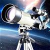 WOWCSXWC Telescopio rifrattore per bambini, telescopi portatili con oculare da 20 mm/10 mm per principianti, apertura da viaggio 70 mm, elescopio con treppiede e borsa per il trasporto (colore: confezione 2)