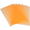 PHENOFICE Foglio Diffusore Luce Pvc Arancia 6 Pezzi per Filtri Fotografici | Trasmissione Cromatica Stabile, per Flash e Led, Serie Trasparente per Album e Pellicola