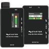 Instarter Kit Microfono Lavalier Wireless per Smartphone, Tablet e PC con Trasmettitore, Ricevitore, USB-C e Jack 3,5 mm