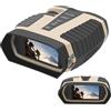 NGBFF Visore Notturno, Binocolo ricaricabile HD da 3 pollici 1080P Telescopio Fotocamera 40MP Zoom 200M 8X Visione notturna digitale a infrarossi for caccia in campeggio,per birdwatching, sport all'aria ap