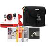 Polaroid Now Travel set, Polaroid Now + 1 confezione i-Type Color Film, 1 confezione B&W, 1 1 bag spectrum (Red)