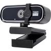 VlHpnpe Webcam portatile 720P con supporto staccabile Correzione automatica della luce e obiettivo largo per lavoro a distanza/lezioni online Modifica automatica della luce Internet Camera