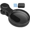 Generisch Mobile Phone Polarizing Filter, Circular Lens Clip On 52mm Polarize Filter, 3.54x2.17x0.79inch Convenient Stylish Glass Phone Accessories Kit for Smartphone